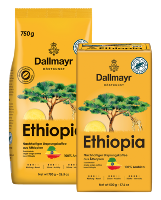 Káva Dallmayr Ethiopia celá zrna i mletá